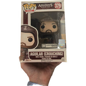 Funko Pop! Movies Assassin's Creed Aguilar (Crouching) #379 Loot Crate Exclusive